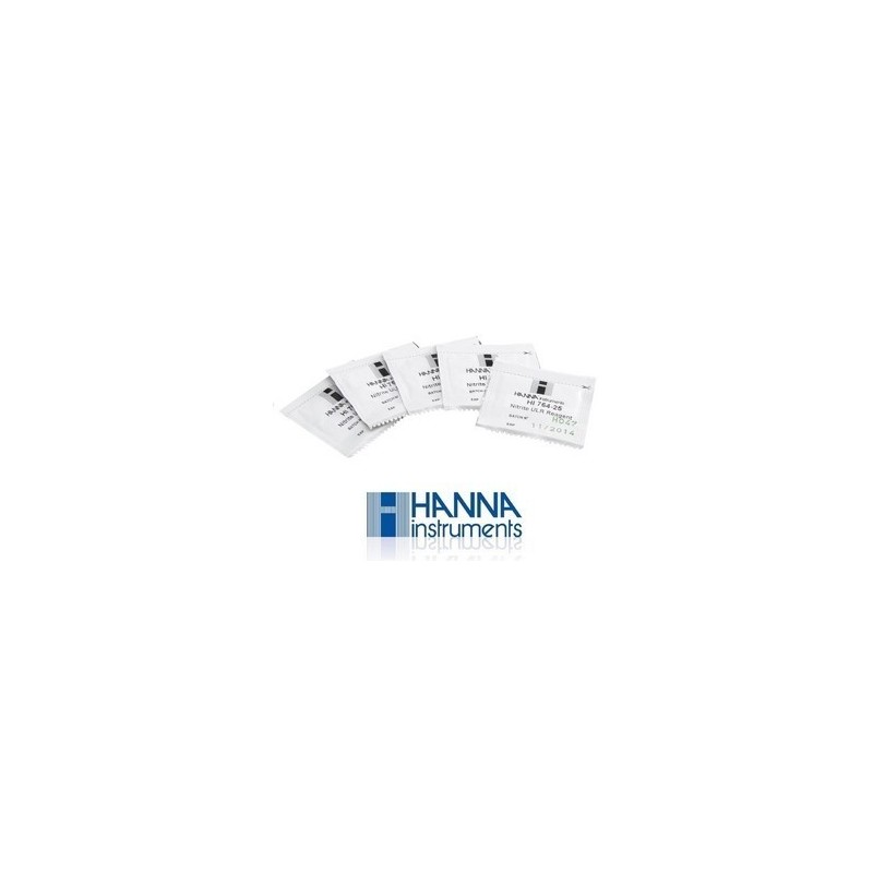 Reactivo de nitrito HI764-25 de HANNA INSTRUMENTS para el minifotómetro HI764