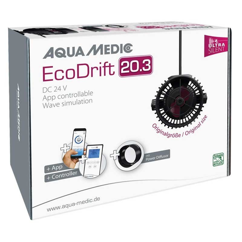 AQUA MEDIC EcoDrift 20.3 - Pompe de brassage pour aquarium 20000 L/h