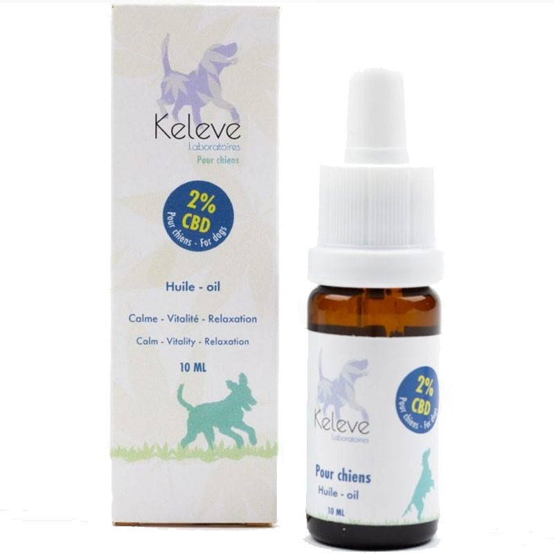 KELEVE Huile CBD 2% pour chien - Vitalité