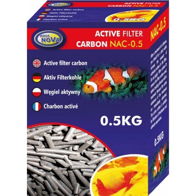 AQUA NOVA Aktivkohle zur Filtration 500 g AQUA NOVA Aktivkohle zur Filtration 500 g