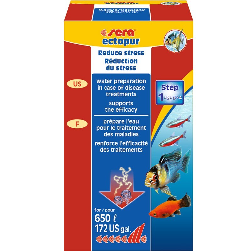 Sera - Conditionneur d'Eau Aquatan pour Aquarium - 100ml