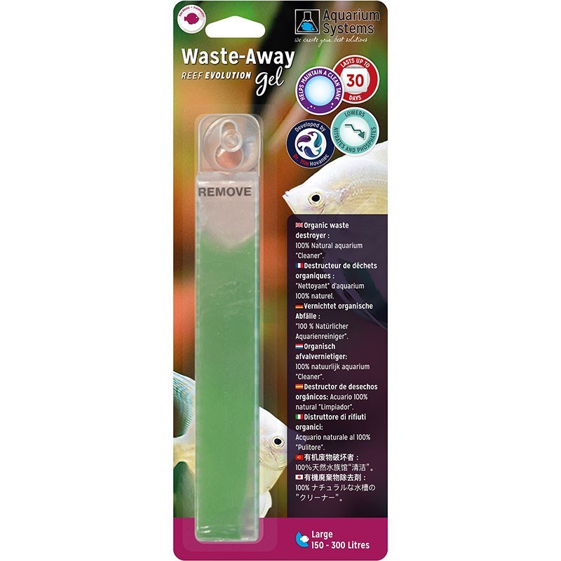 AQUARIUM SYSTEMS Waste-Away Gel - Large