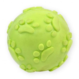 DOG LIFE STYLE Pelota sonora TPR amarilla Ø 6cm