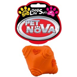 DOG LIFE STYLE Crazzy Ball, 5 cm, sabor naranja y vainilla