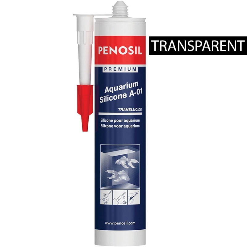 Colle silicone translucide pour verre ou décors Silirub AQ - Soudal