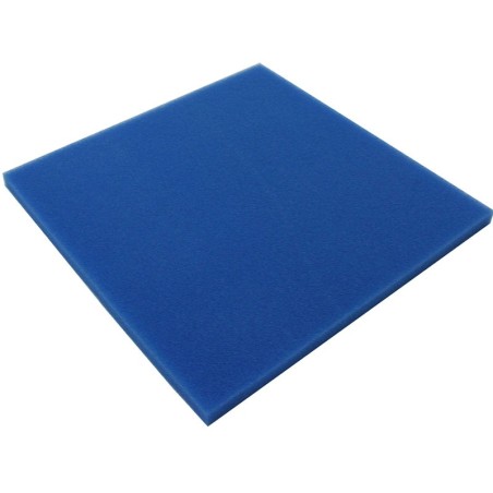 JBL Mousse bleue 50x50x5cm - Grain fin (30 ppi)