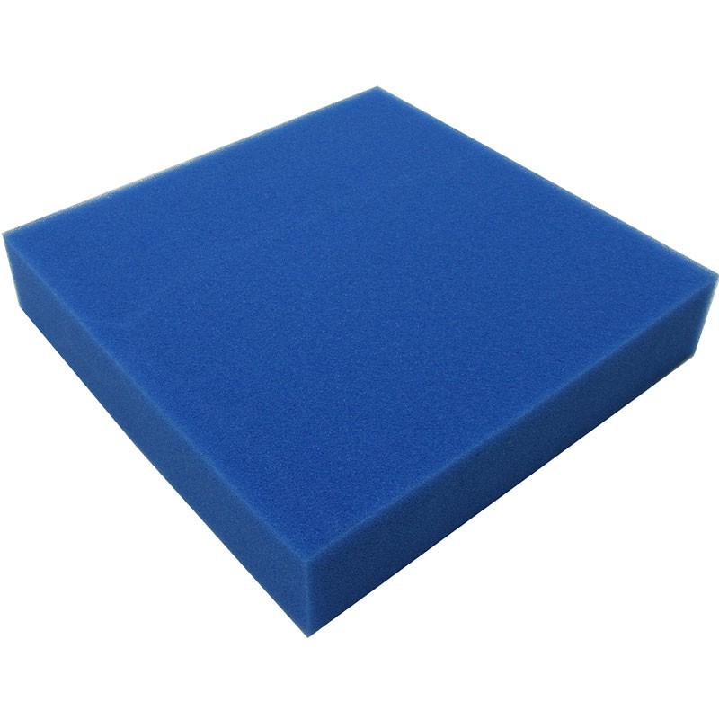 JBL Mousse bleue 50x50x10cm - Grain fin (30 ppi)