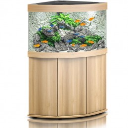 Aquarium JUWEL Trigon 190 Led avec meuble SBX chêne clair