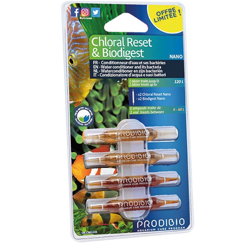 PRODIBIO Chloral Reset & BioDigest Nano - 4 ampoules