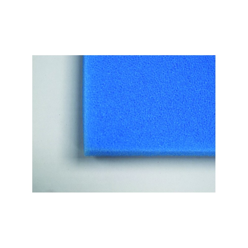 Mousse bleue 100x50x5 cm - Grain Moyen