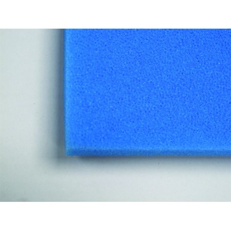 Plaque de Mousse bleue 100x50x5 cm - Grain Moyen
