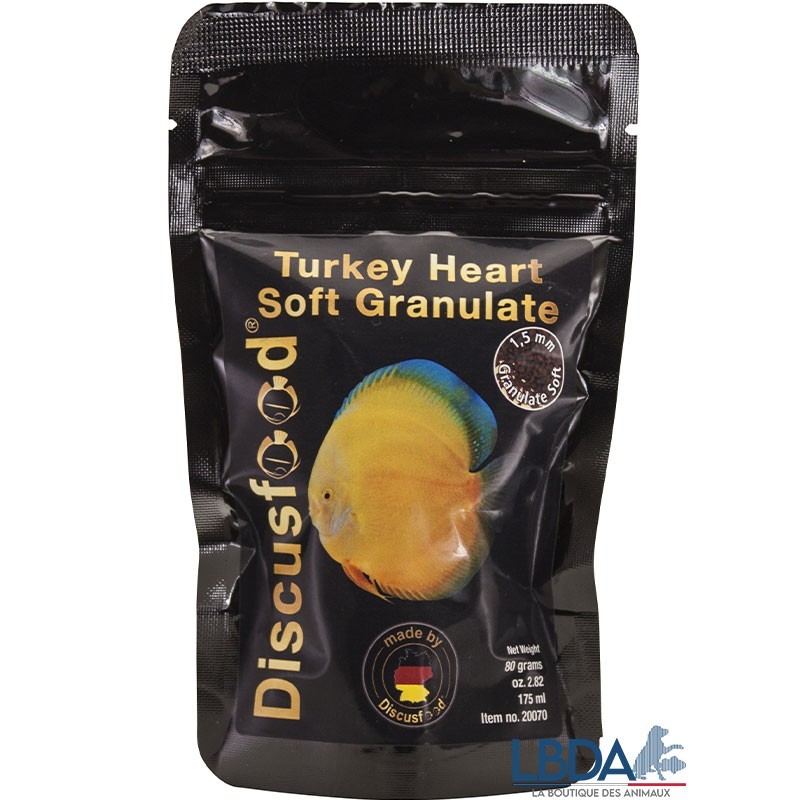 DISCUSFOOD Turkey Heart Granulate Soft