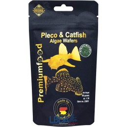 DISCUSFOOD Wafer di alghe Pleco e pesce gatto 50 g