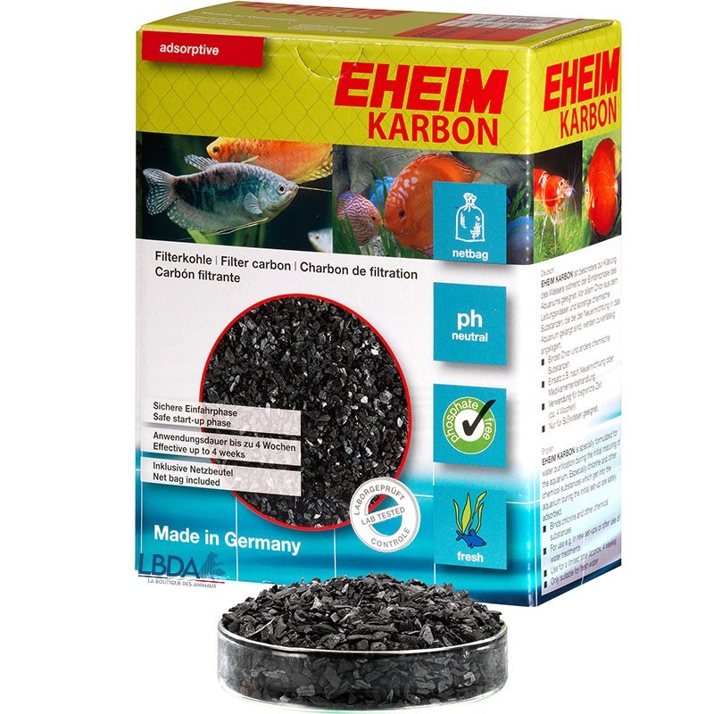 EHEIM KARBON - Charbon de Filtration + filet