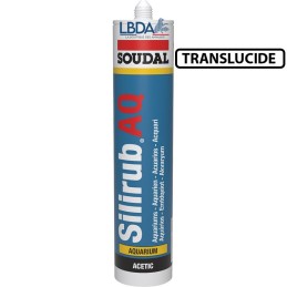 SOUDAL Silirub AQ Translucide - Silicone spécial aquarium