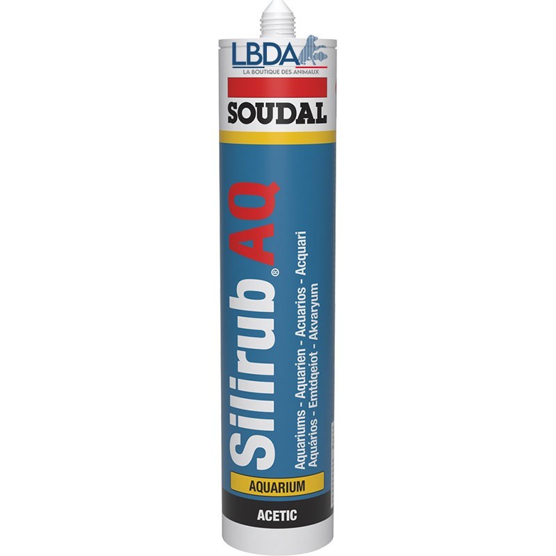 SOUDAL Silirub AQ - Silicone spécial aquarium