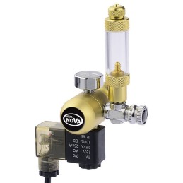 Regolatore di CO2 AQUA NOVA con elettrovalvola e contabolle