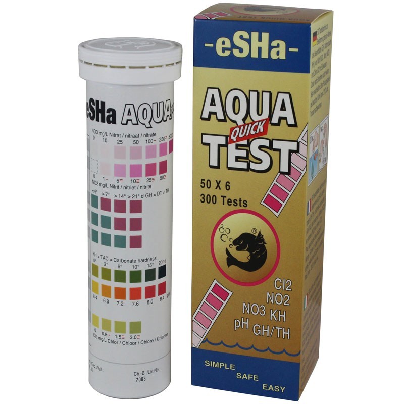 eSHa Aqua Quick Test - 50 Bandelettes
