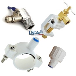 Kit de conexión universal AQUAVIE para sistema de ósmosis inversa
