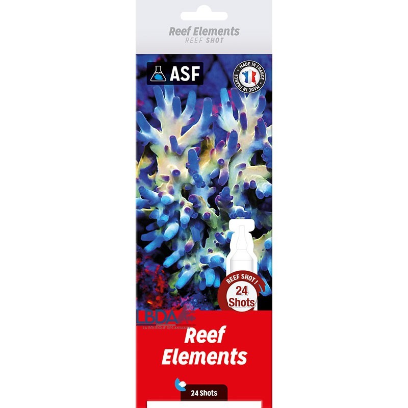AQUARIUM SYSTEMS Reef Shot Reef Eléments - 24 doses AQUARIUM SYSTEMS Reef Shot Reef Eléments - 24 doses