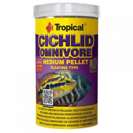 TROPICAL Cichlid Omnivore Medium Pellet 500ml
