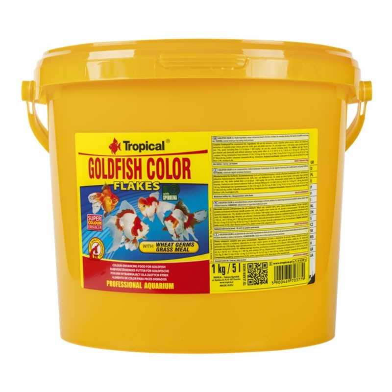 Copos de color TROPICAL Goldfish 5 litros Copos de color TROPICAL Goldfish 5 litros