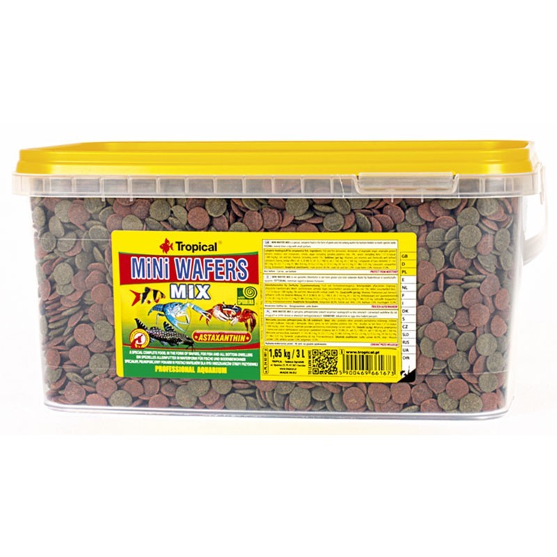 TROPICAL Mini Wafers Mix 3 Liter TROPICAL Mini Wafers Mix 3 Liter