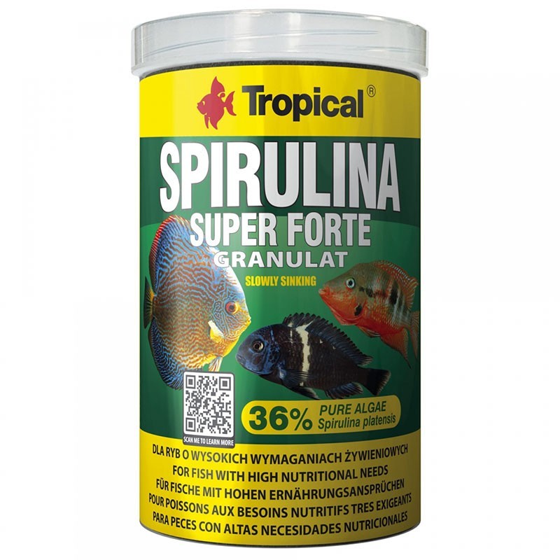 TROPICAL Super Spirulina Forte Granulato 36% - 1000ml TROPICAL Super Spirulina Forte Granulato 36% - 1000ml