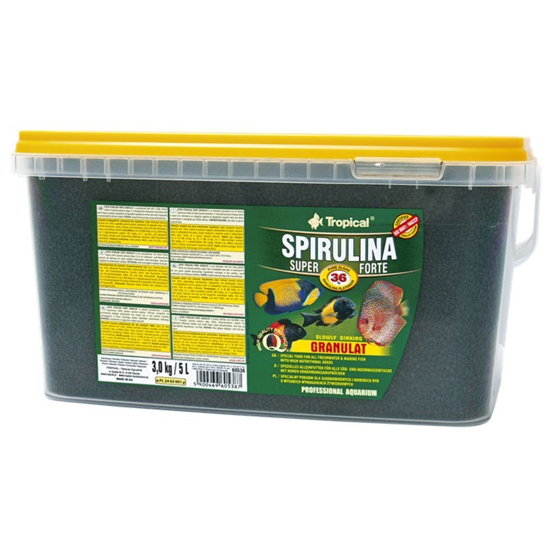 TROPICAL Super Spirulina Forte Granulat 36%