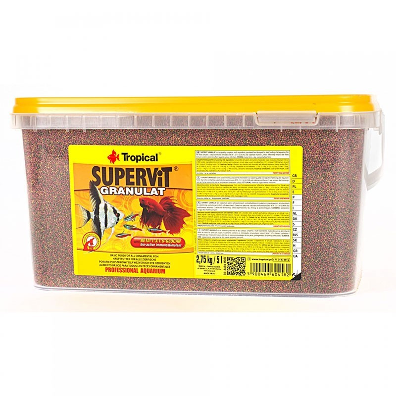 TROPICAL Supervit Granulat 5 litros TROPICAL Supervit Granulat 5 litros