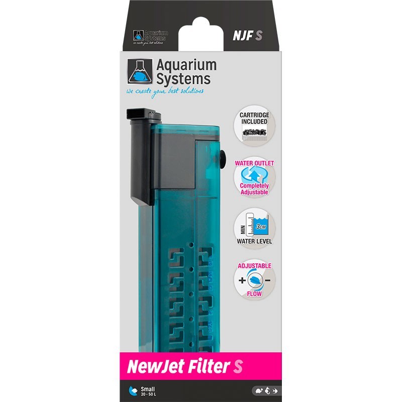 NewJet Filter S - Filtre intérieur multi-fonction AQUARIUM SYSTEMS