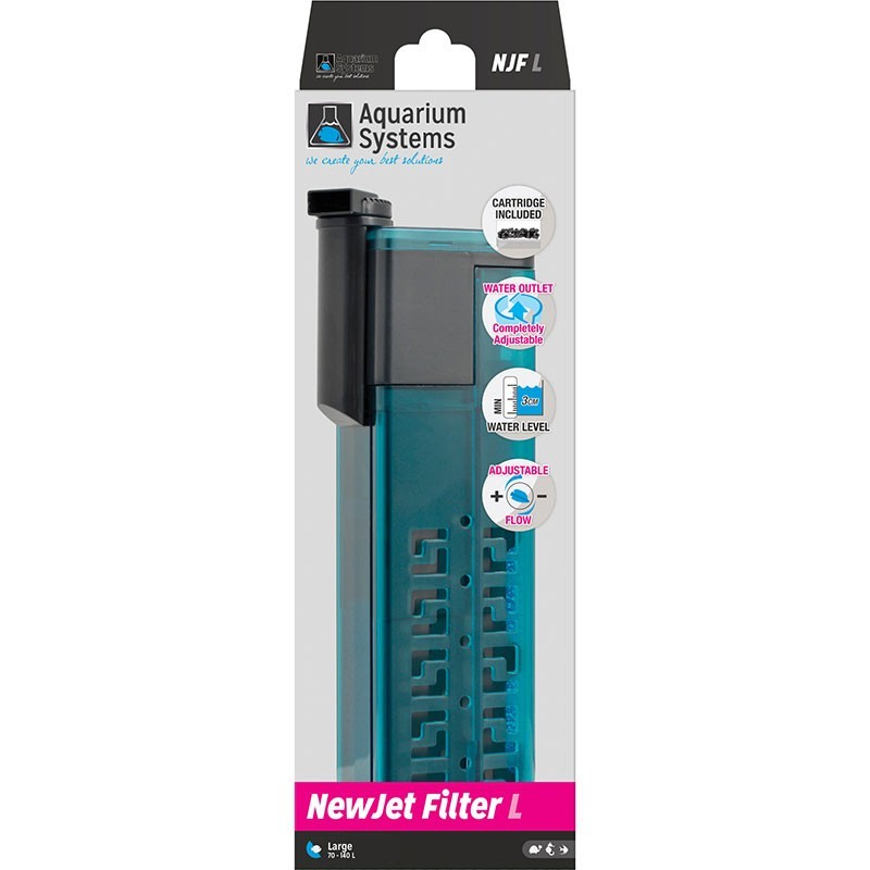 NewJet Filter L - Filtre intérieur multi-fonction AQUARIUM SYSTEMS