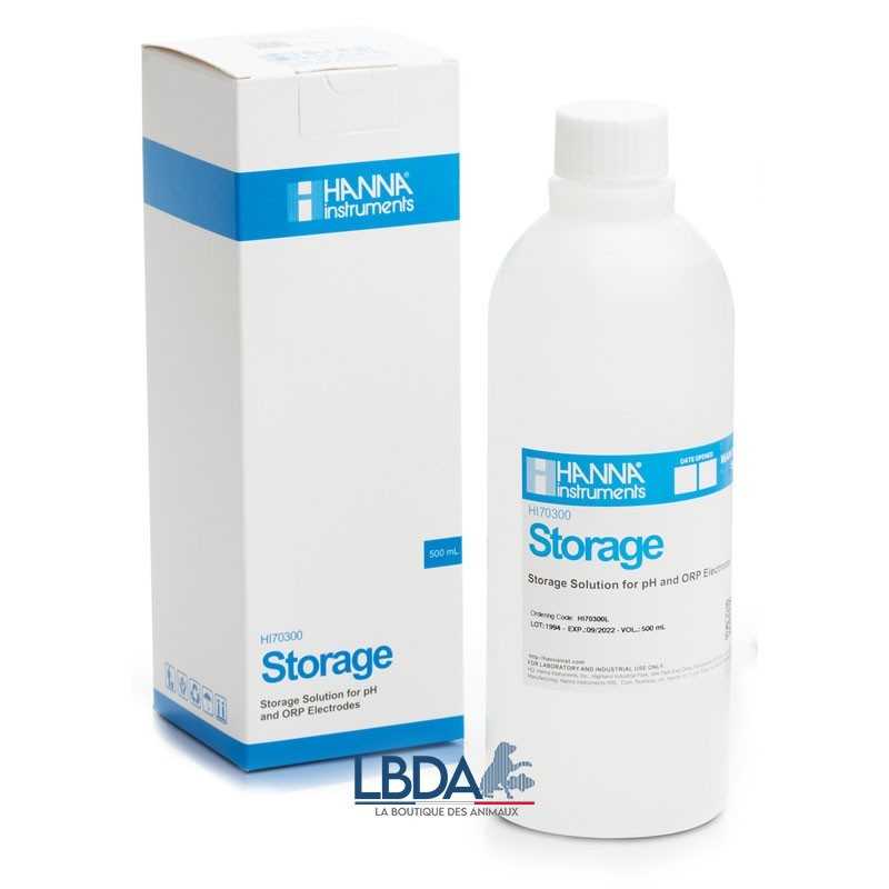 HANNA INSTRUMENTS 70300L - Solución de almacenamiento de electrodos 500 ml