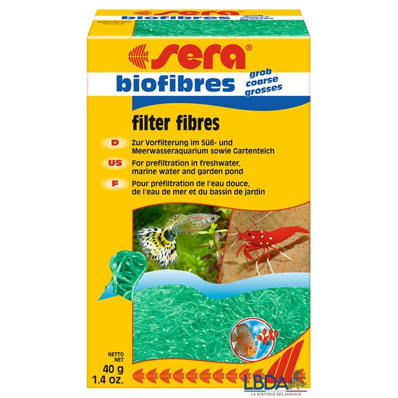 SERA biofibres grosses - Fibre de filtration