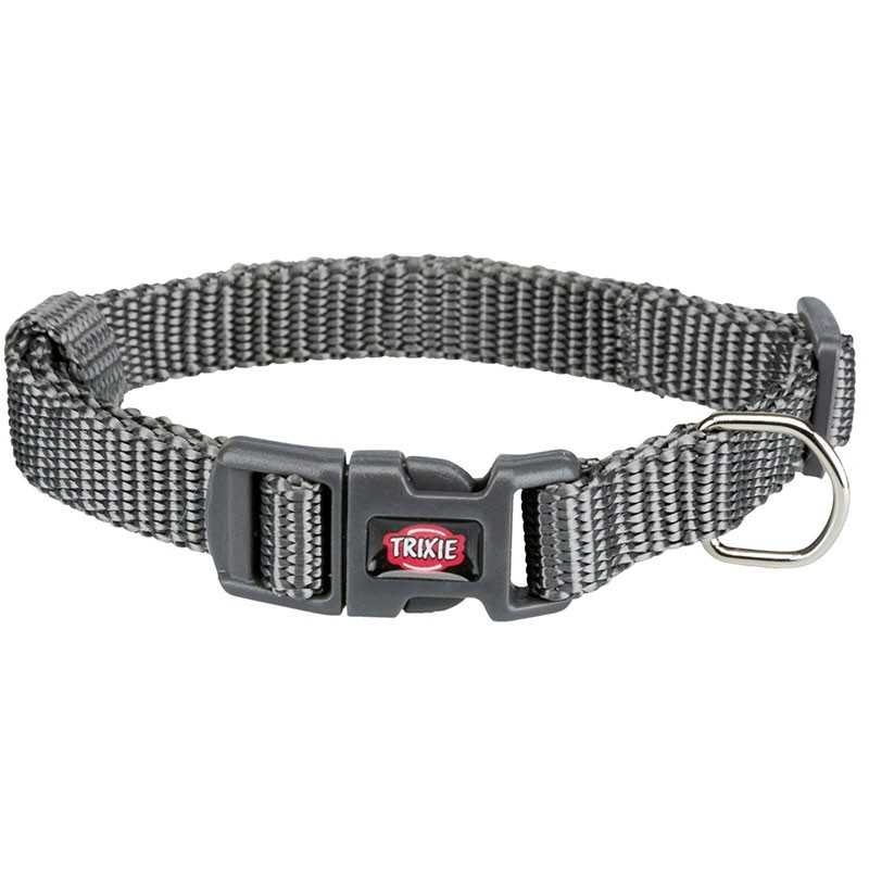 Collar para perros TRIXIE Premium color gris grafito Collar para perros TRIXIE Premium color gris grafito