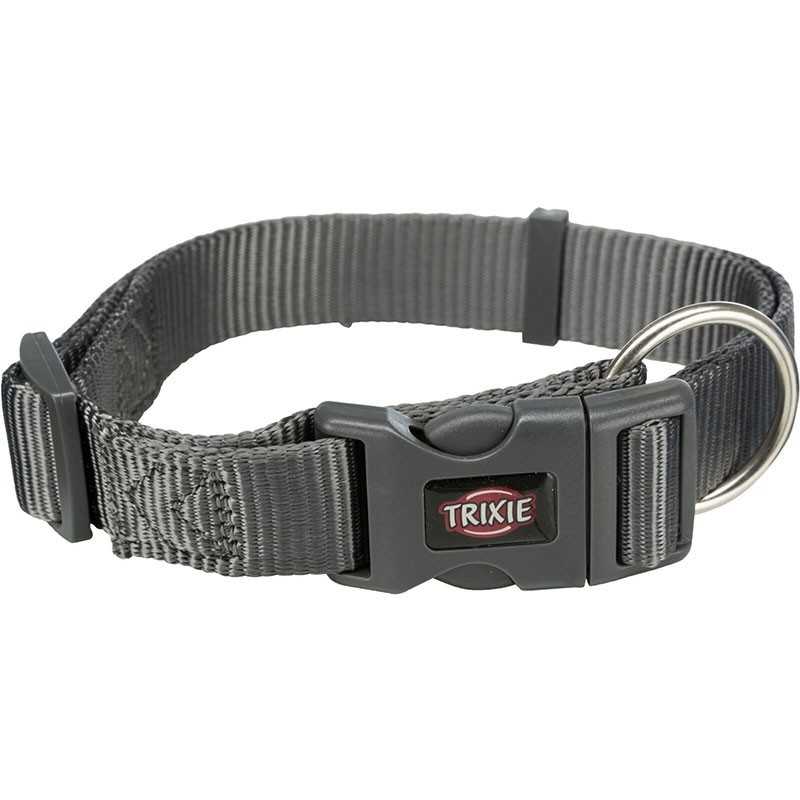 Collar para perros TRIXIE Premium color gris grafito
