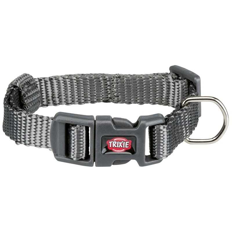 Collar para perros TRIXIE Premium color gris grafito