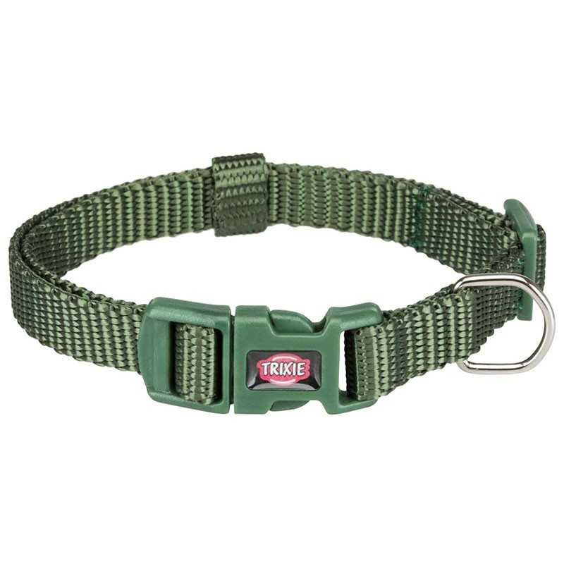 TRIXIE Premium Halsband Waldgrün - Größe XS