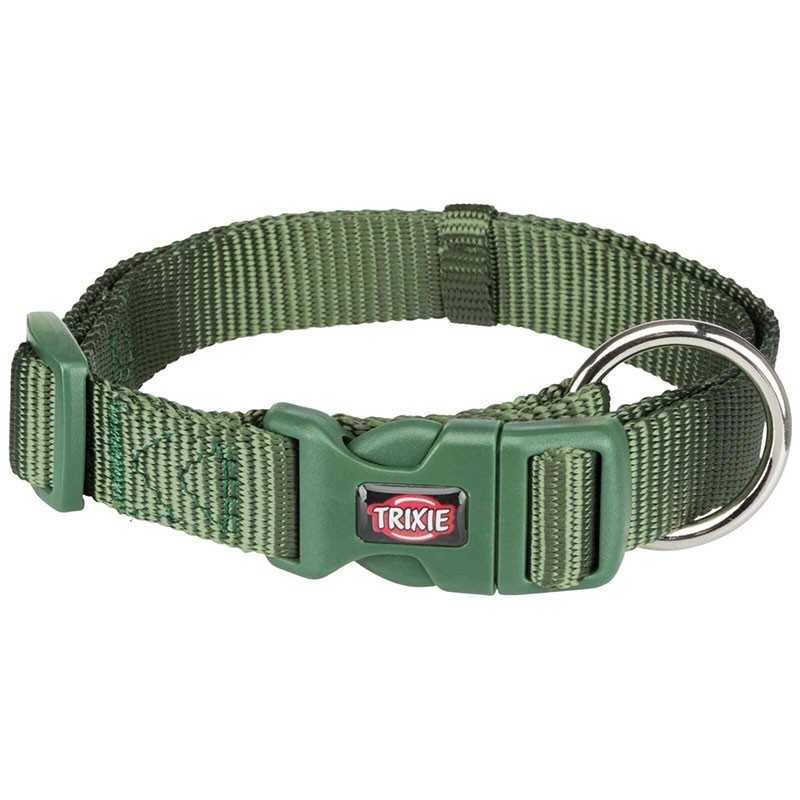 TRIXIE Premium Halsband Waldgrün - Größe ML