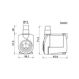 NEUE Größe NewJet NJ 400 Pumpe