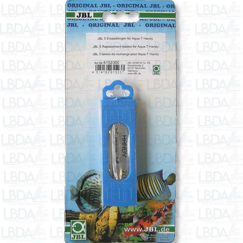 Set di 5 lame di ricambio JBL Aqua-T Handy da 70 mm Set di 5 lame di ricambio JBL Aqua-T Handy da 70 mm