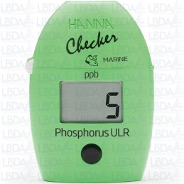 HANNA INSTRUMENTS HI736 Mini-photomètre Checker HC Phosphore en eau de mer, gamme étroite (jusqu'à 200 µg/L)