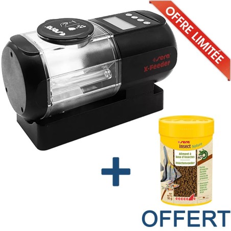PROMO SERA X-Feeder + SERA Insect Nature 100ml gratis !