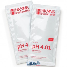 HI70004P Solution tampon pH 4.01, 1 sachet de 20 mL