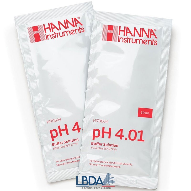 HI70004P Tampón de solución pH 4.01, 1 sobre de 20 mL HI70004P Tampón de solución pH 4.01, 1 sobre de 20 mL