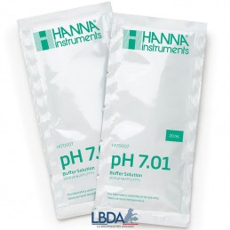 HANNA HI70007 Solution tampon pH 7.01 pour pH-mètre électronique