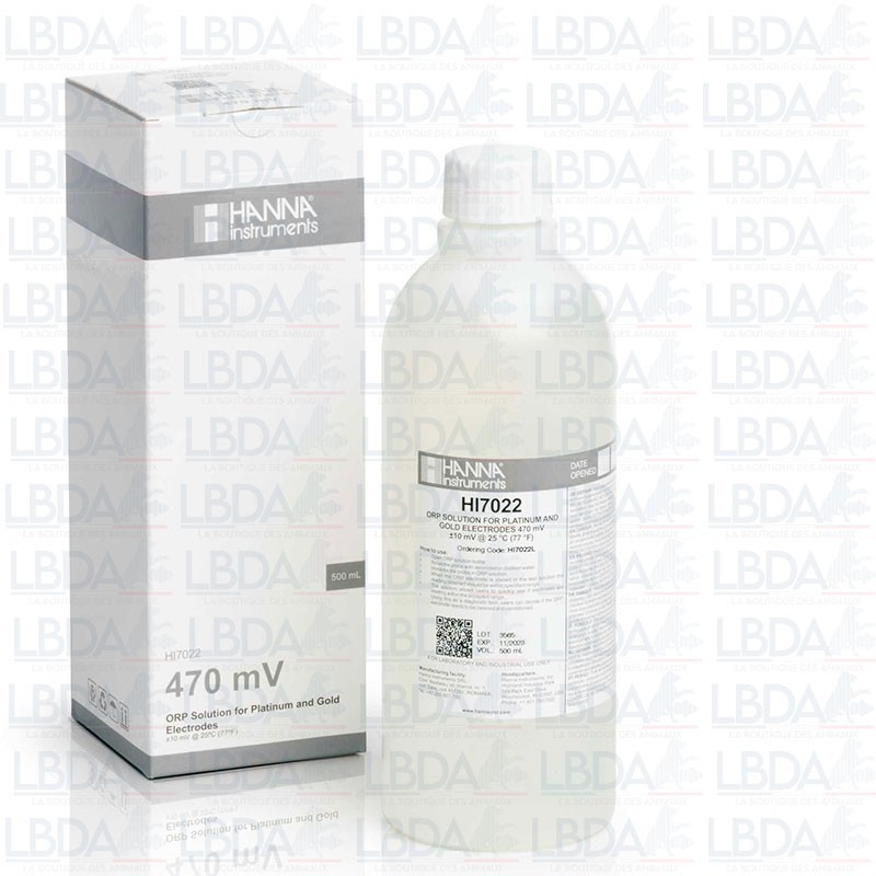 HANNA INSTRUMENTS HI7022 - Solution de test Rédox 470 mV