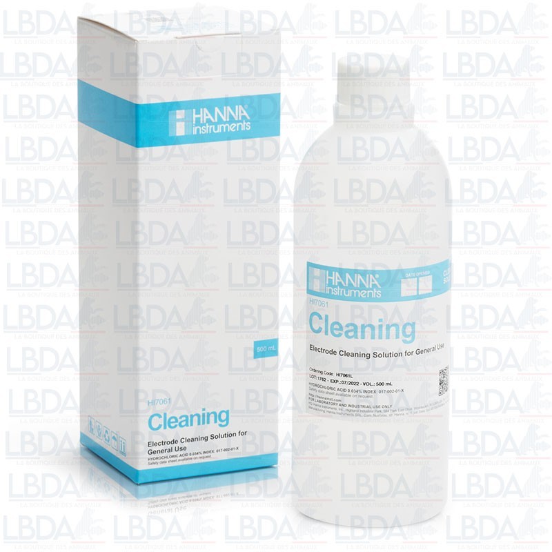 HANNA INSTRUMENTS HI7061L - Soluzione detergente per elettrodi da 500 ml HANNA INSTRUMENTS HI7061L - Soluzione detergente per elettrodi da 500 ml