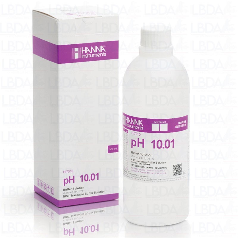 HANNA INSTRUMENTS HI7010L - Solution d'étalonnage pH 10.01 HANNA INSTRUMENTS HI7010L - Solution d'étalonnage pH 10.01