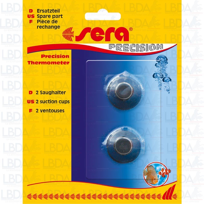 SERA Ventouse à trou 5/6 mm - Lot de 2 pièces